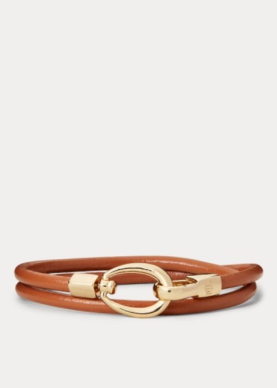 Women's Ralph Lauren Leather Wrap Bracelet | 753026ZYO